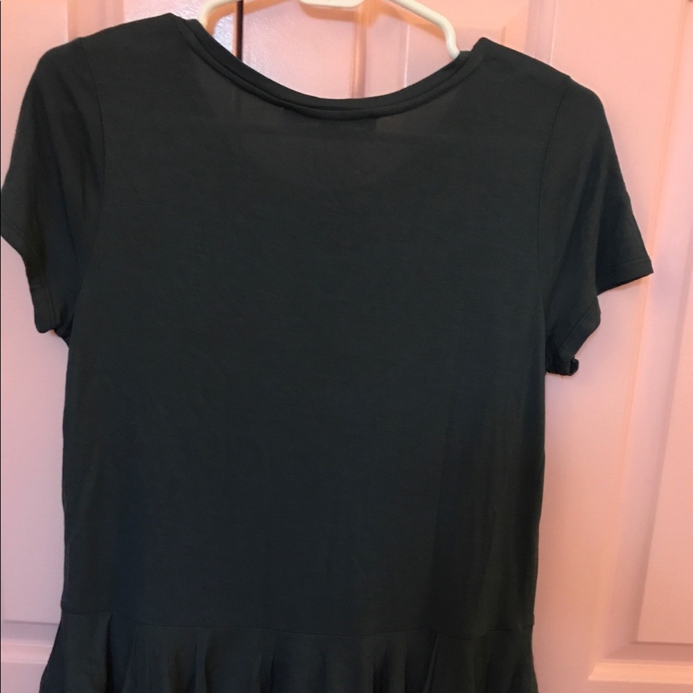 LOFT ruffle shirt